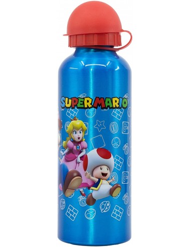 Botella aluminio Mario Bros