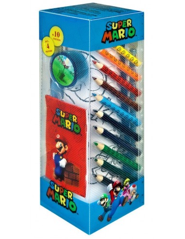 Set de papelería Mario