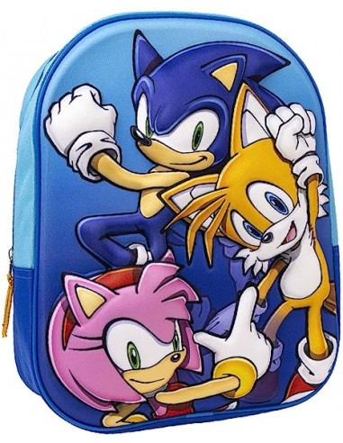 Mochila infantil Sonic y sus amigos