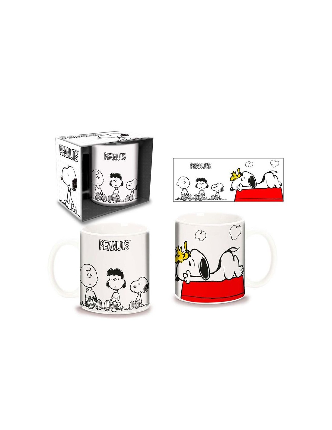 4964412612014 Snoopy taza de porcelana/Simple cara estándar