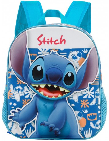 Mochila 3D Azul Stitch