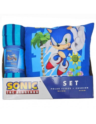 Set manta y cojin Sonic