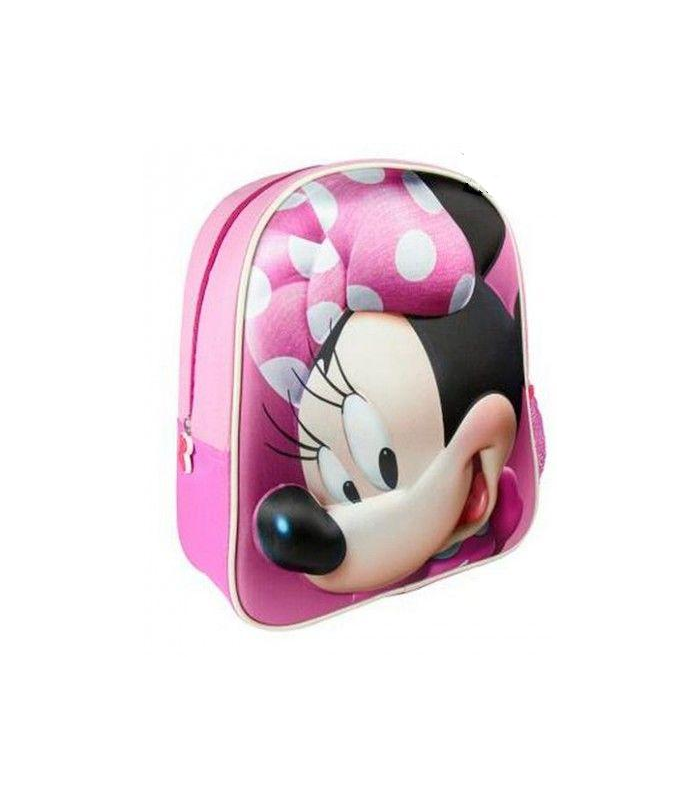 Mochila rosa Minnie Mouse 3D
