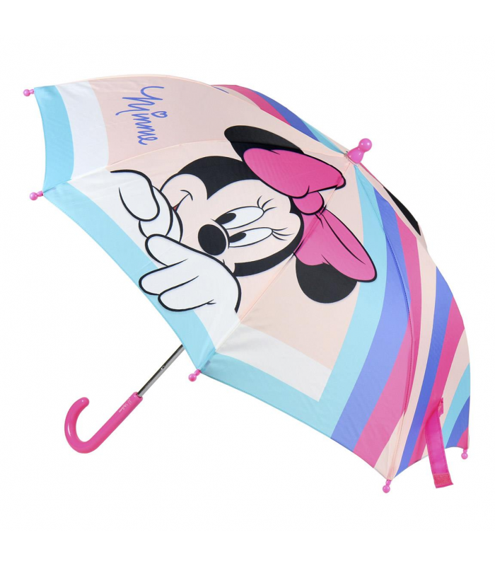 Paraguas rayas Minnie
