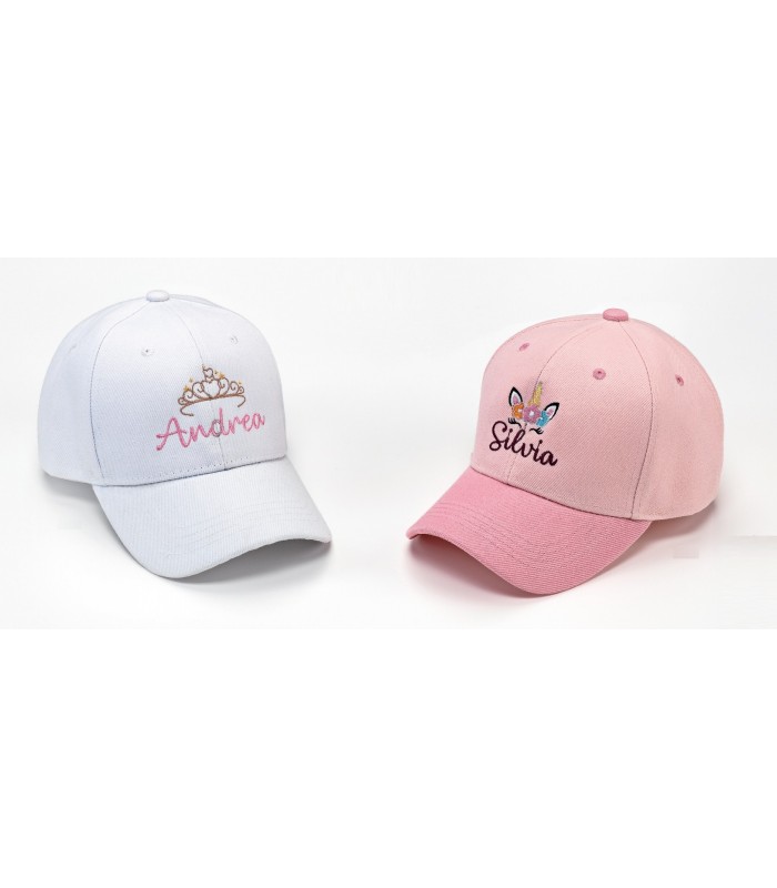 Gorra de niñas personalizada