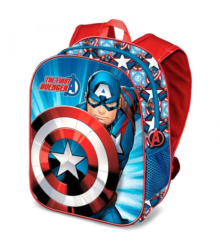 mil millones lavar Pack para poner Mochila infantil Capitán América